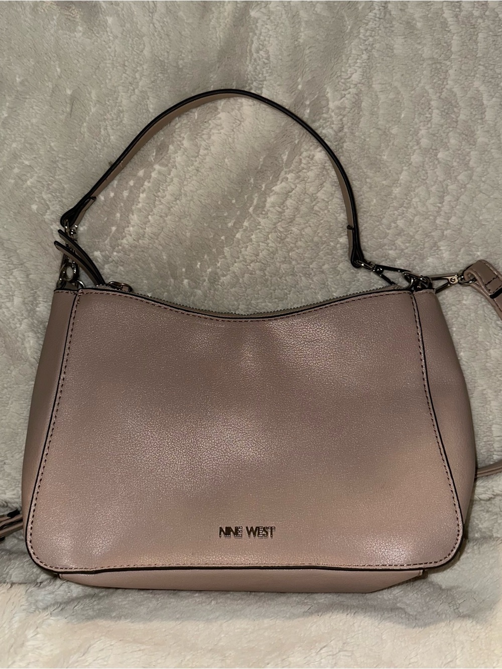 Nine West Dusty Rose Shoulder Bag with Top Handle
